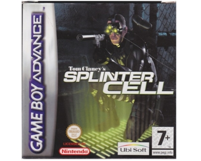 Splintercell m. kasse og manual (GBA)