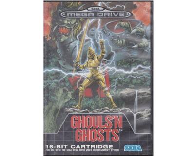 Ghouls'n Ghosts m. kasse og manual (SMD)