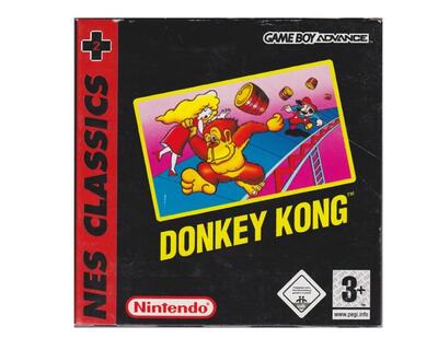 Donkey Kong (nes classics) m. kasse og manual (GBA)