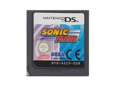 Sonic Rush u. kasse og manual (Nintendo DS)