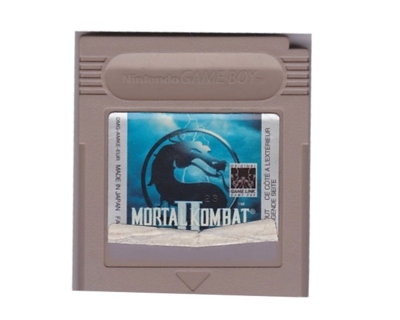 Mortal Kombat II (dårlig label og misfarvet) (GameBoy)