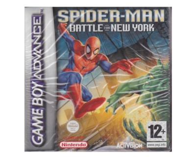Spider-Man : Battle for New York m. kasse og manual (forseglet) (GBA)