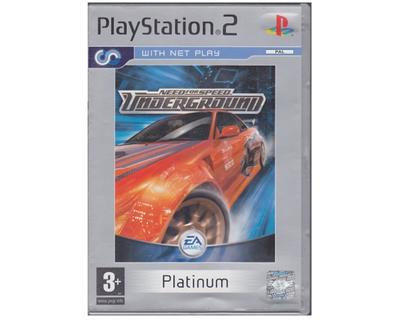 Need for Speed : Underground (platinum) u. manual (PS2)