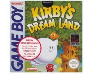 Kirby's Dreamland (scn) m. kasse og manual (GameBoy)