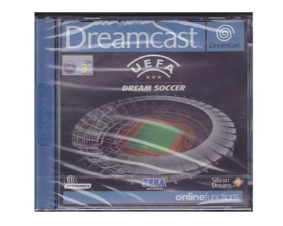 Uefa Dream Soccer m. kasse og manual (forseglet) (Dreamcast)