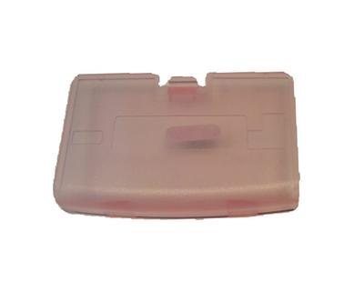 Game Boy Advance Batteri Cover (klar pink) (Ny vare) (uorig)