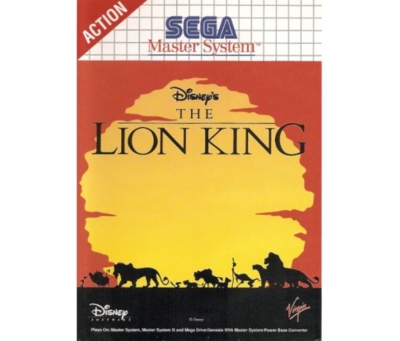 Lion King, The m. kasse (skadet) og manual (SMS)