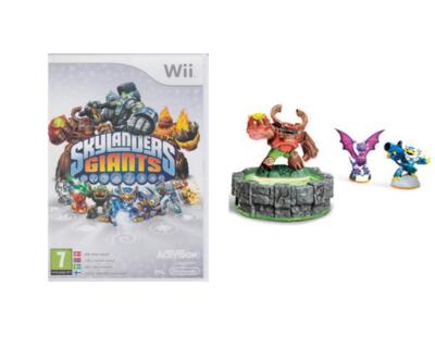 Skylanders Giants u. manual m. portal og figurer (Wii)