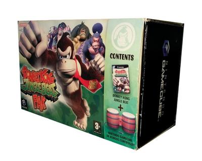 Donkey Kong Jungle Beat m. bongoer (komplet) (GameCube)