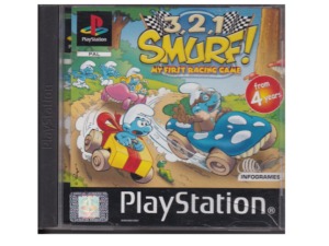 3, 2, 1 Smurf : My First Racing Game (PS1)