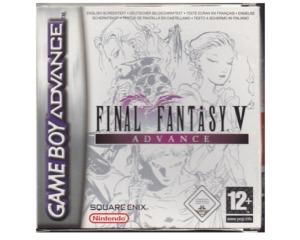 Final Fantasy V Advance m. kasse (GBA)