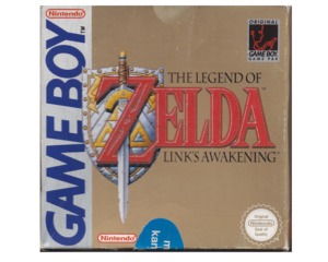 Zelda : Links Awakening (scn) m. kasse og manual (GameBoy)