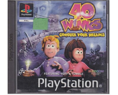 40 Winks : Conquer your Dreams u. manual (PS1)