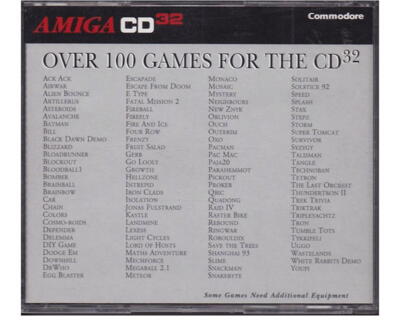 Games & Goodies (CD32) i CD kasse