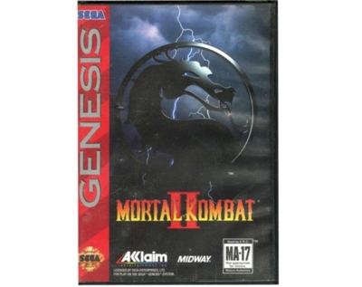 Mortal kombat II m. kasse og manual (SMD)