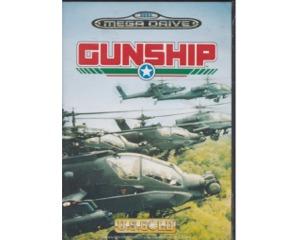 Gunship m. kasse og manual (SMD)