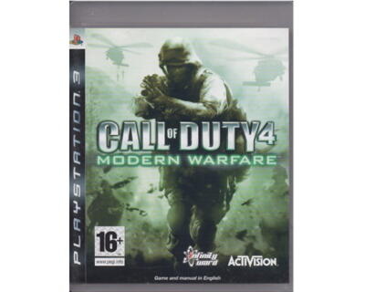 Call of Duty 4 : Modern Warfare u. manual (PS3)