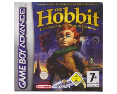 Hobbit, The m. kasse (slidt) og manual (GBA)
