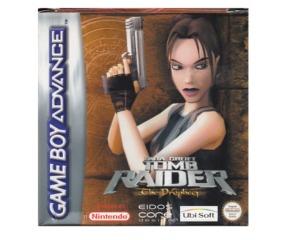 Tomb Raider : The prophcey m. kasse og manual (GBA)