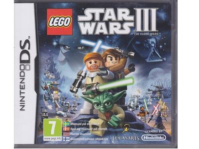 Lego Star Wars III : The Clone Wars (dansk) u. manual (Nintendo DS)