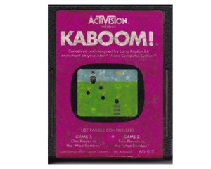 Kaboom (Atari 2600) (dårlig label)