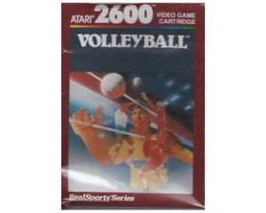 Realsport Volleyball (Atari 2600) m. kasse og manual (forseglet)
