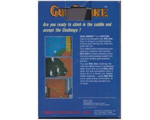 Gun smoke (scn) m. kasse og manual (NES)