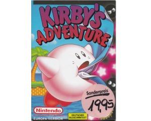 Kirby's Adventure (noe) (tysk) m. kasse og manual (NES)