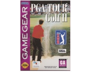 PGA Tour Golf II m. kasse og manual (Game Gear)