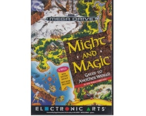 Might and Magic : Gates to Another World m. kasse og manual (SMD)
