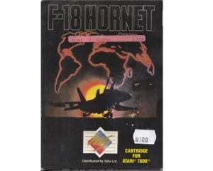 F-18 Hornet m. kasse og manual (Atari 7800)