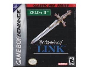 Zelda II : The Adventures of Link m. kasse og manual (forseglet) (GBA)