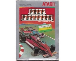 Pole Position (Atari 2600) m. kasse (slidt) og manual
