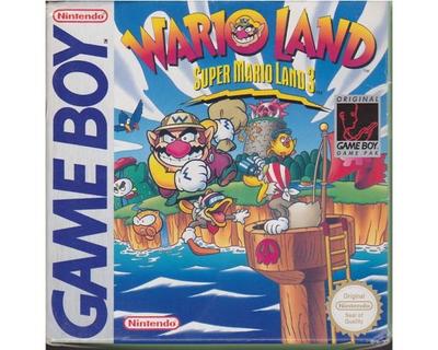 Wario Land : Super Mario Land 3 m. kasse (slidt) og manual (GameBoy)
