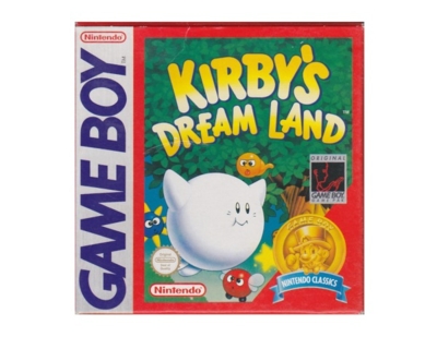 Kirby's Dreamland m. kasse og manual (classic) (GameBoy)