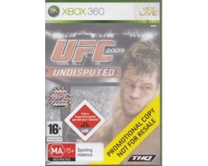 UFC 2009 : Undisputed (promotional copy) u. manual (Xbox 360)