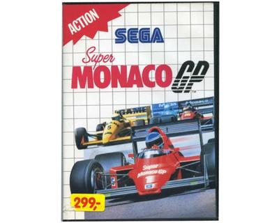 Super Monaco GP m. kasse  (dårlig stand) (SMS)