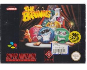 Brainies, The (eur) m. kasse (mærker) og manual (SNES)