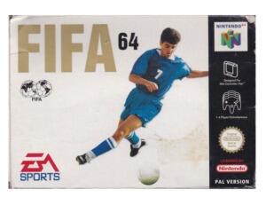 Fifa 64 m. kasse (slidt) og manual (N64)