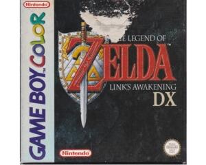 Zelda : Links Awakening DX (GBC) m. kasse (skadet) og manual