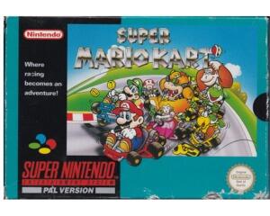 Super Mario Kart (ukv) m. kasse og manual (SNES)