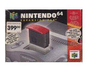 N64 expansion pak orig. m. kasse (slidt) og manual