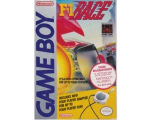 F1 Race m. kasse incl 4 player adaptor (GameBoy)
