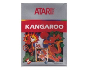 Kangaroo (Atari 2600) m. kasse og manual