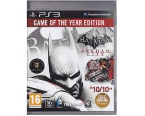 Batman : Arkham City (game of the year edition) (PS3)