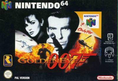 007 : Golden Eye m. kasse (slidt) og manual (N64)