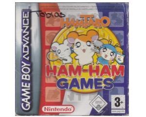 Hamtaro : Ham-Ham Games m. kasse (slidt) og manual (GBA)