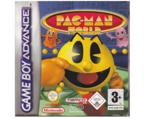 Pac-man World m. kasse (slidt) og manual (GBA)