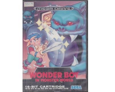 Wonder Boy in Monster World m. kasse og manual (SMD)