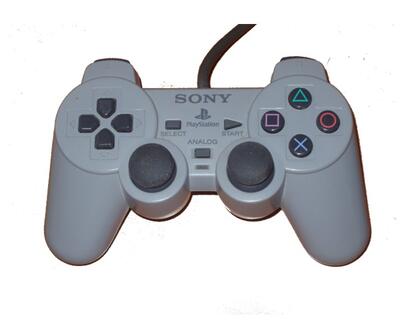 PS1 Joypad m. analog (orig) (kosmetiske fejl)